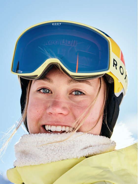 Roxy Окуляри для зимових видів спорту Roxy Storm ERJTG03250 Жовтий