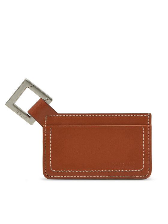 JACQUEMUS Чохол для кредиток JACQUEMUS 24E245SL125 Коричневий