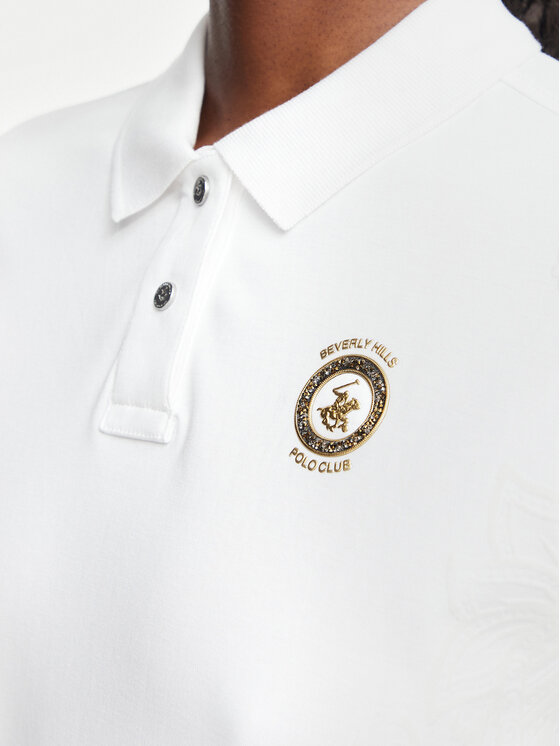 Beverly Hills Polo Club Beverly Hills Polo Club Polo L2608-HR Blanco Regular Fit