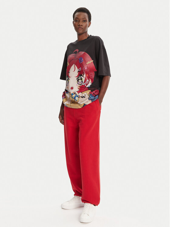 HUGO HUGO Футболка 50545061 Чорний Oversize