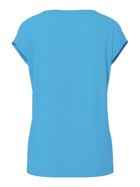 Pieces Pieces Футболка Billo 17078732 Голубий Loose Fit