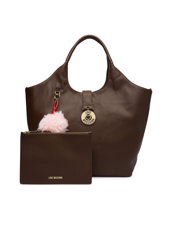 LOVE MOSCHINO Torebka LOVE MOSCHINO JC4238PP0PKI0313 Brązowy ciemny