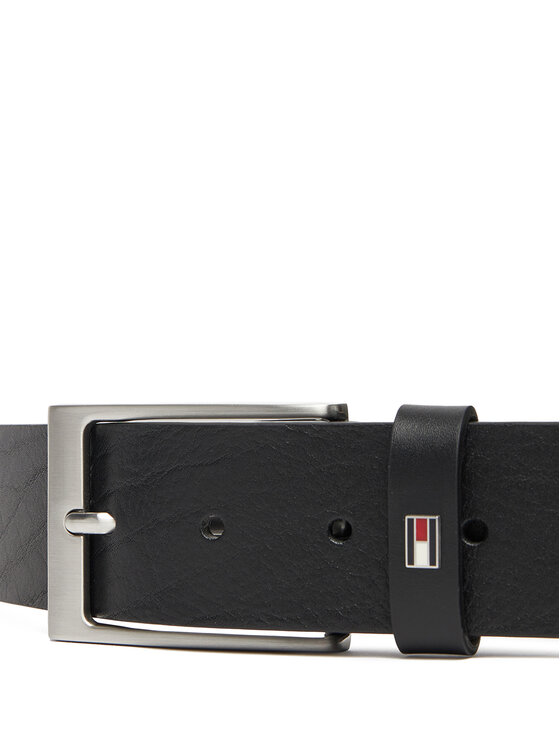 Tommy Hilfiger Vīriešu josta Tommy Hilfiger Layton 4.0 AM0AM13569 Melns