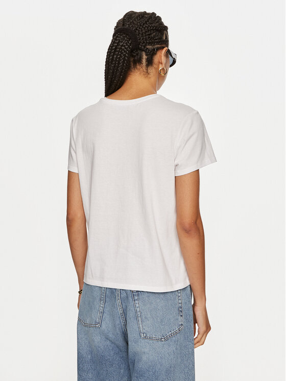 TWINSET TWINSET Camiseta 242TP2321 Blanco Relaxed Fit