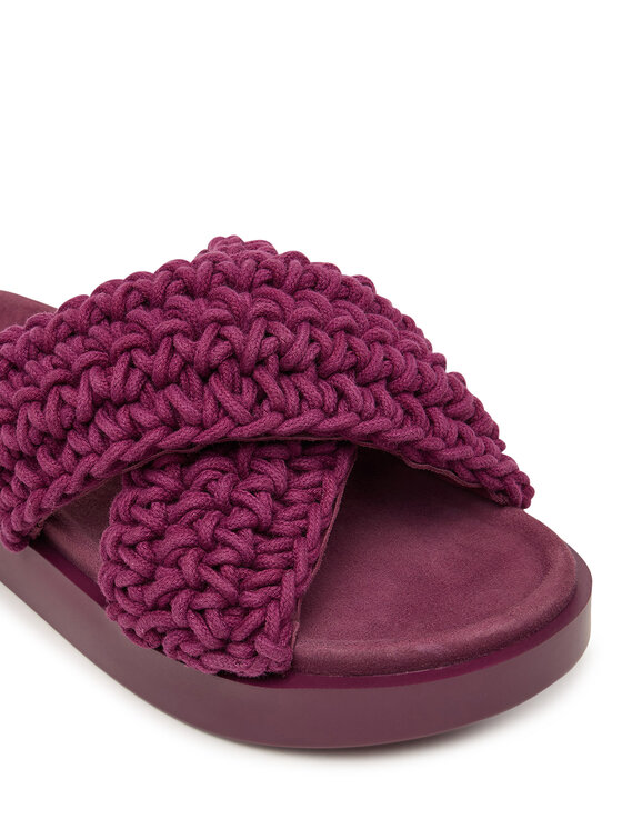 Inuikii Шльопанці Inuikii Woven 1004.003.0062 Бордовий