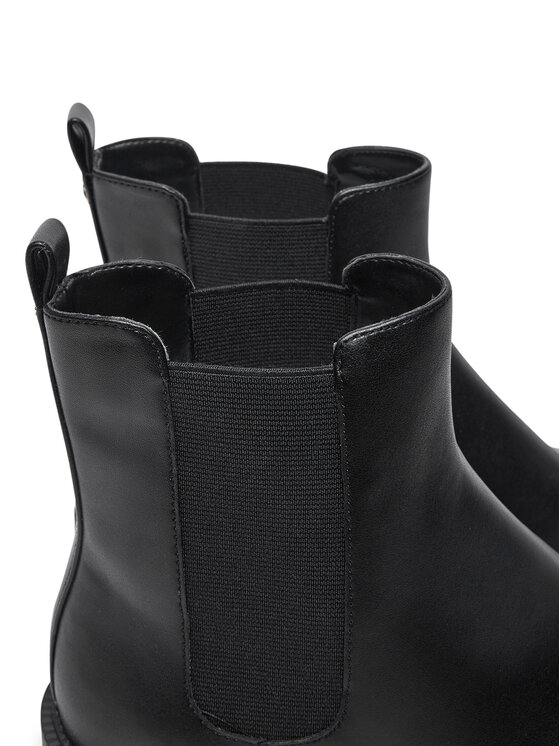 MICHAEL Michael Kors Jātnieku stila puszābaki MICHAEL Michael Kors Hazel Chelsea Bootie 40F4HZMEEL Melns