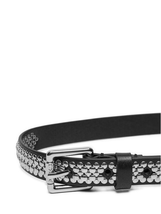 PINKO Dámsky opasok Pinko Cuoio INVECCHIATO 104299 A26O Z99N Čierna