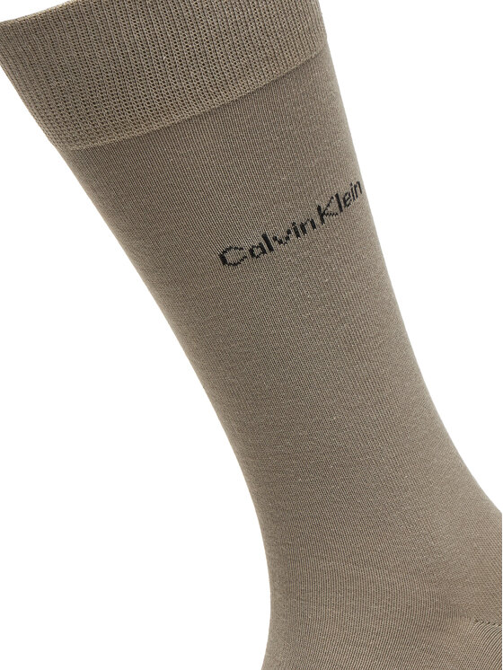 Calvin Klein Дълги чорапи Calvin Klein 701241259 Бежов