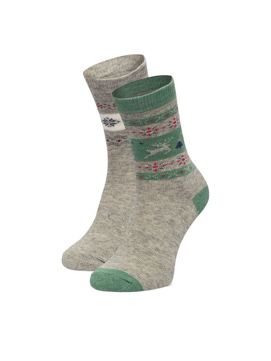 GINO ROSSI Довгі шкарпетки GINO ROSSI CEO_BR_GR_004_W_AW25 (2 PACK) Сірий