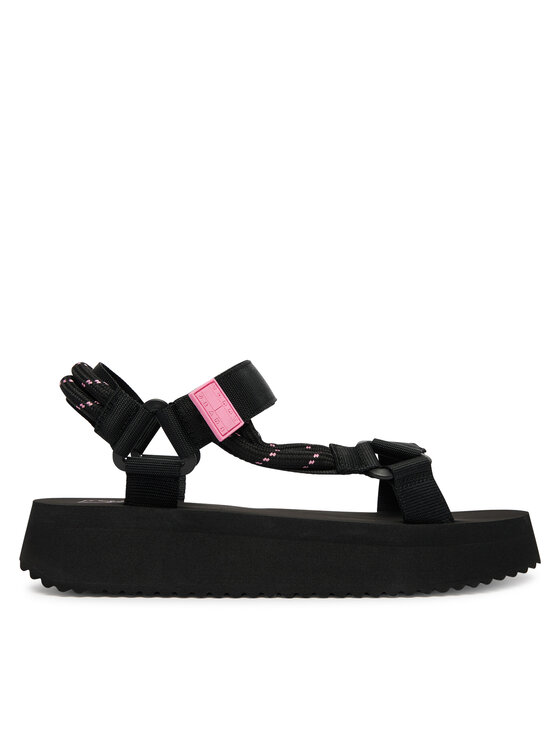 Tommy Jeans Sandali Tommy Jeans Tjw Eva Rope Sandal EN0EN02970 Črna