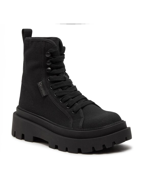 Superga Pohodni čevlji Superga Alpina Apex High 3051 S1171QW Črna