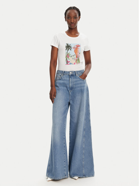 Liu Jo Liu Jo Футболка WA5239 JS923 M9565 Білий Regular Fit