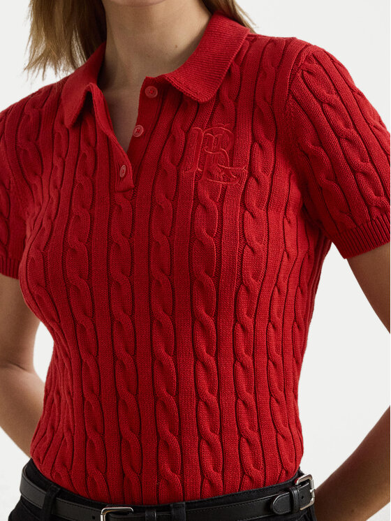 LAUREN RALPH LAUREN LAUREN RALPH LAUREN Поло 200932224012 Червоний Slim Fit