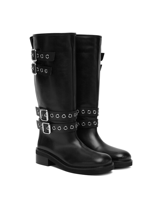 Le Silla Čižmy Le Silla 1848C040MGPPCHI Čierna