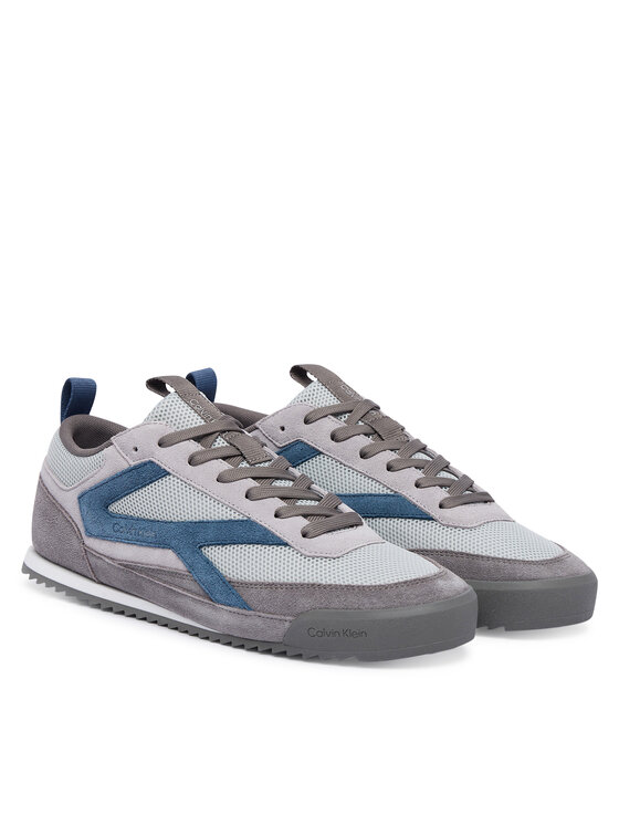 Calvin Klein Tenisice Calvin Klein Low Pro Runner Mix Mat HM0HM02208 Siva