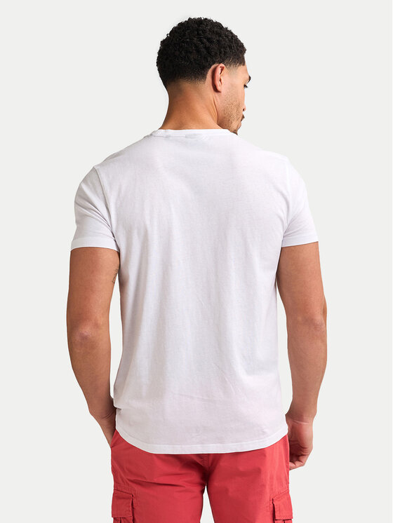 Petrol Industries Petrol Industries Camiseta M-1050-TSR671 Blanco Regular Fit