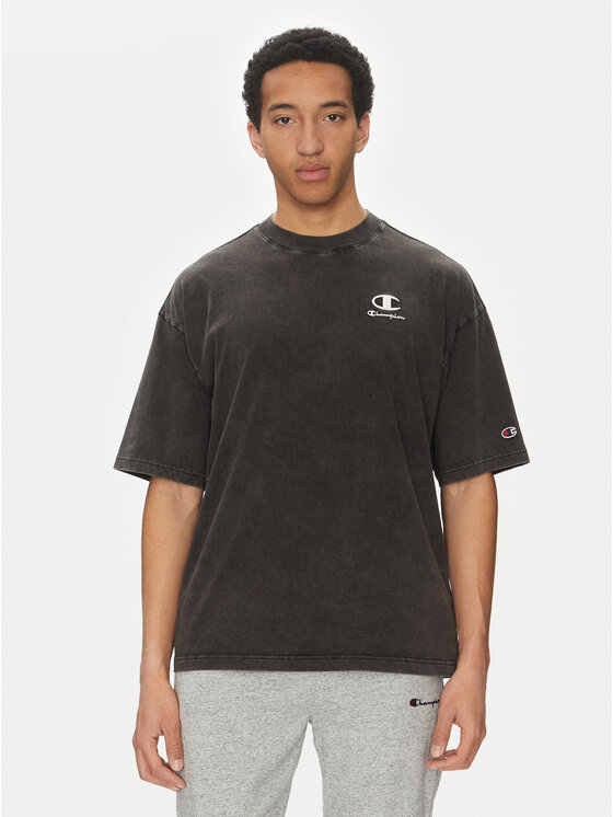 Champion Champion Majica 221257 Črna Regular Fit