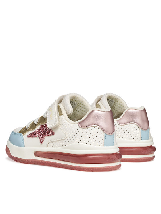 Geox Laisvalaikio batai Geox J Sketlite Girl J65NWA 054AJ C1Z8W S Balta