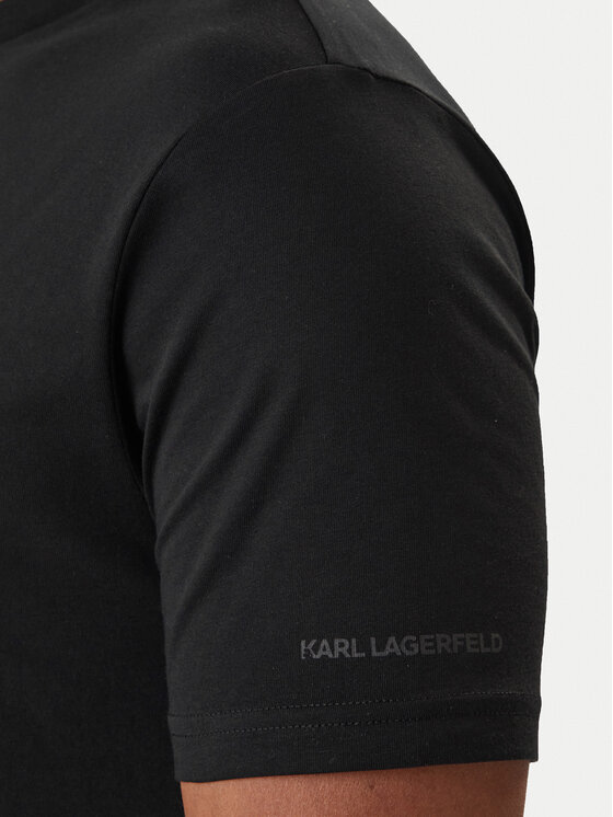 KARL LAGERFELD KARL LAGERFELD Camiseta 755072 561252 Negro Regular Fit