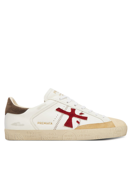 Premiata Сникърси Premiata Steven Var 8044 Бял