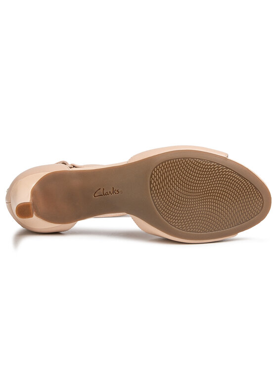 Clarks Sandały Clarks Alice Flame 261500924 Beżowy