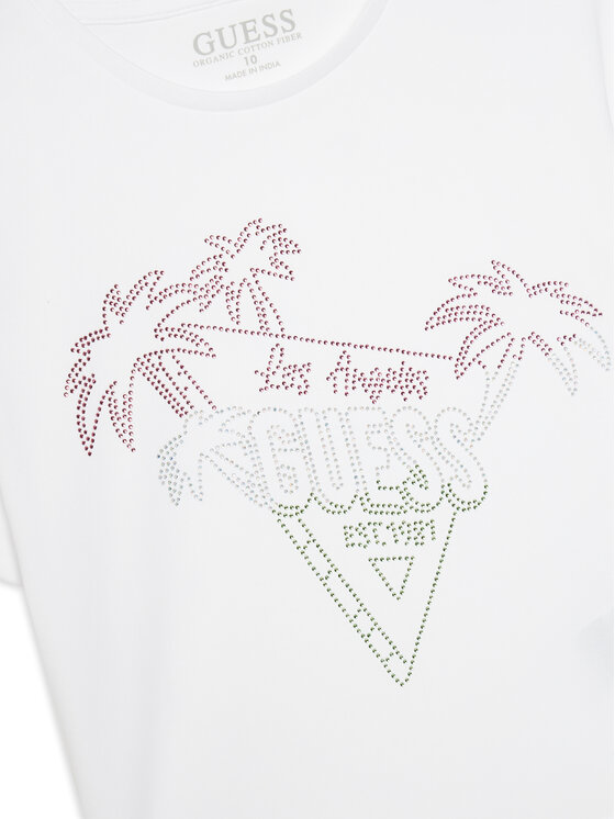 Guess Guess Футболка J5GI32 K8HM4 Білий Regular Fit