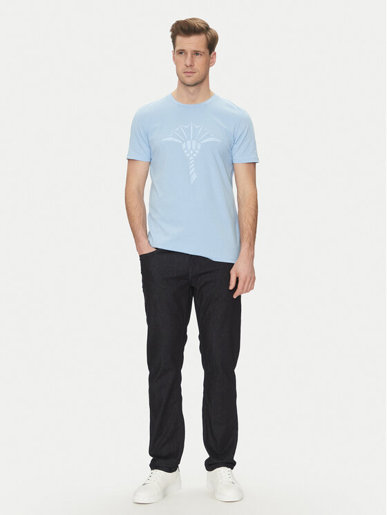 JOOP! JOOP! Póló 17 JJ-01Alerio-3 30042432 Kék Modern Fit