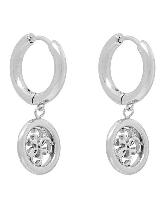 Guess Auskarai Guess JUBE02 135JW Sidabrinė