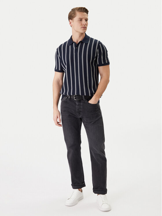 Tommy Hilfiger Tommy Hilfiger Polo Vertical MW0MW41949 Azul marino Regular Fit