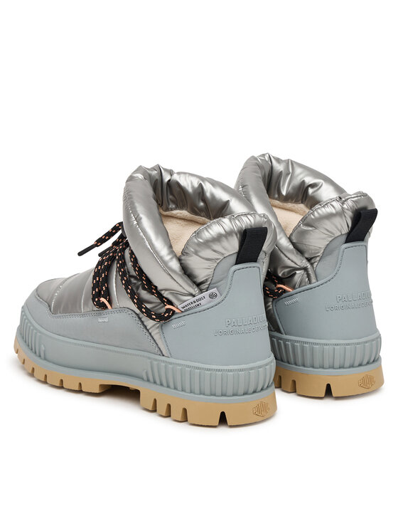 Palladium Snehule Palladium Pallashock Nyl Hiver 99564-073-M Strieborná
