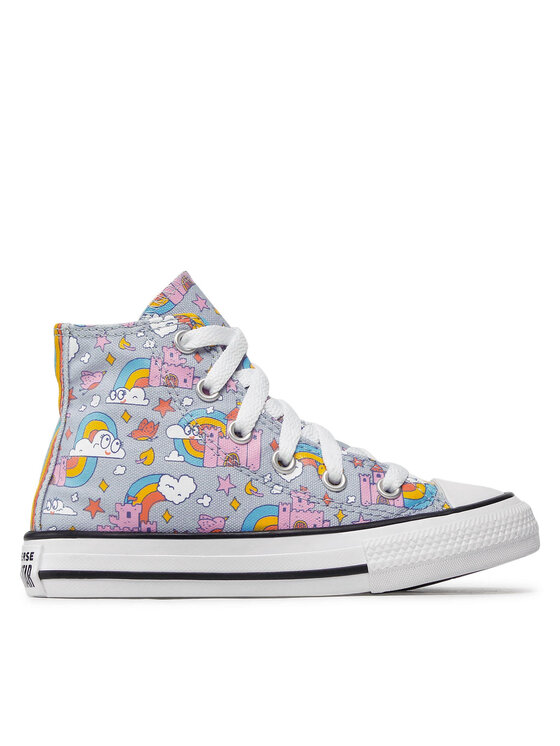 Converse Кеди Converse Chuck Taylor All Star Rainbow Castles 372943C Голубий