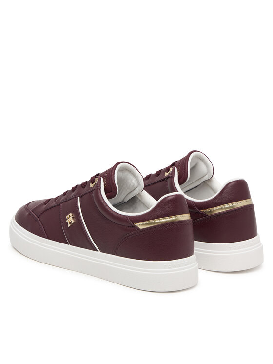 Tommy Hilfiger Сникърси Tommy Hilfiger Th Feminine Cupsole FW0FW09600 Бордо