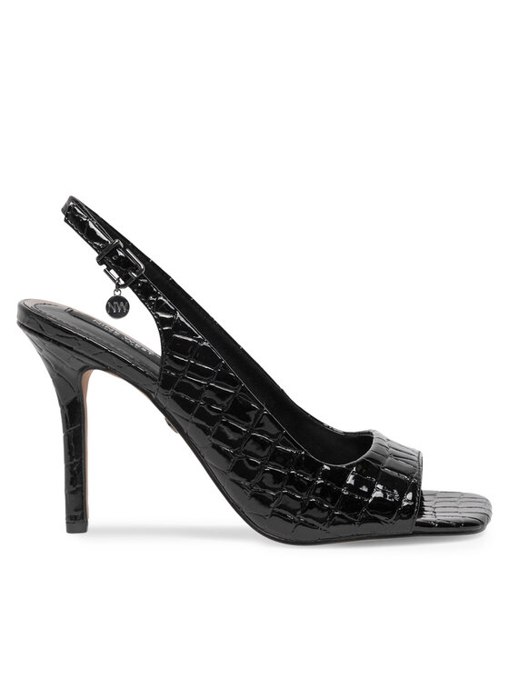 Nine West Sandały Nine West FF-1065 Czarny