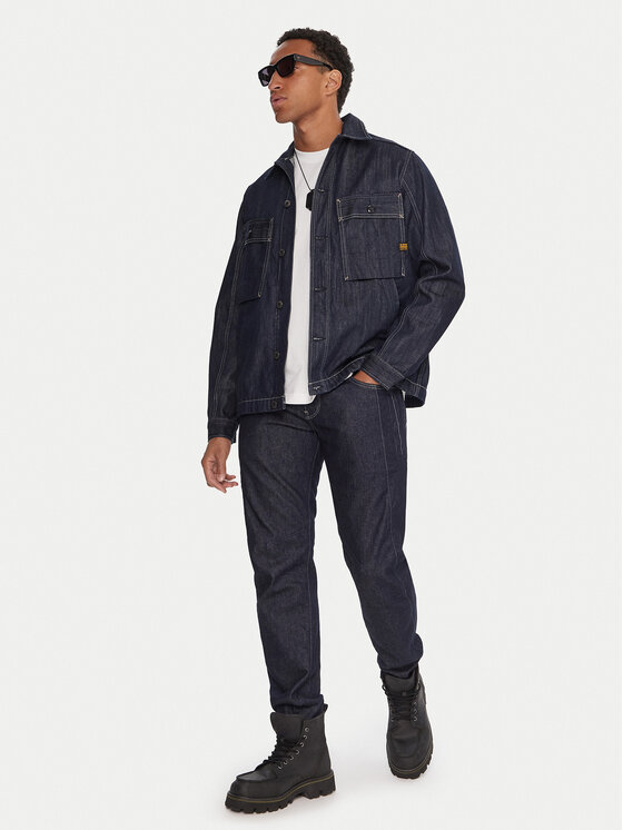 G-STAR G-Star Raw Jeans hlače Contor 3D D27222-D316 Mornarsko modra Slim Fit