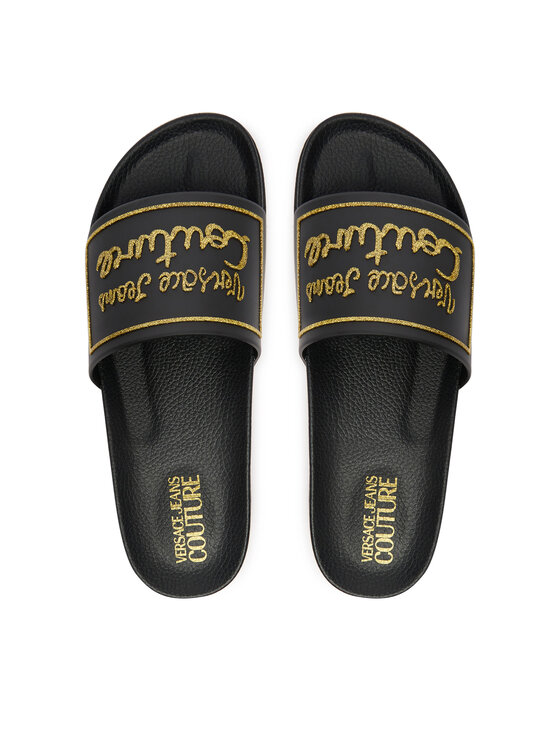 Versace Jeans Couture Шльопанці Versace Jeans Couture 80VA3SQ2 ZSS79 899 Чорний