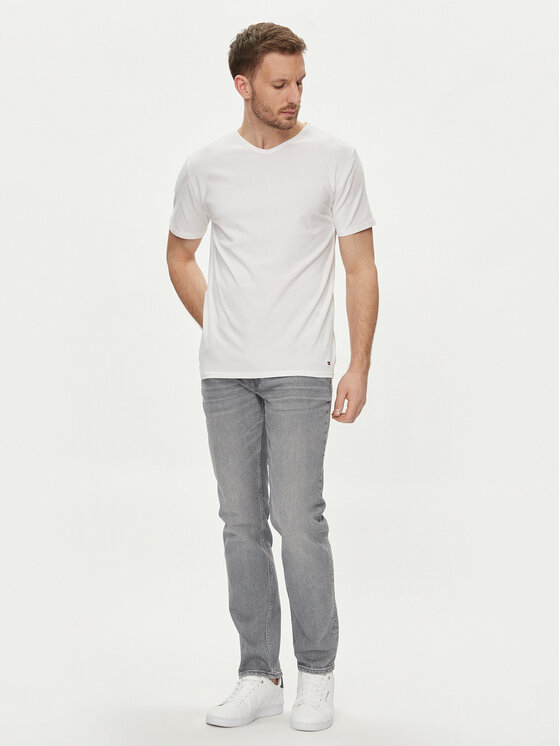 Tommy Hilfiger Tommy Hilfiger Komplet t-shirt majic﻿ UM0UM03137 Bela Regular Fit