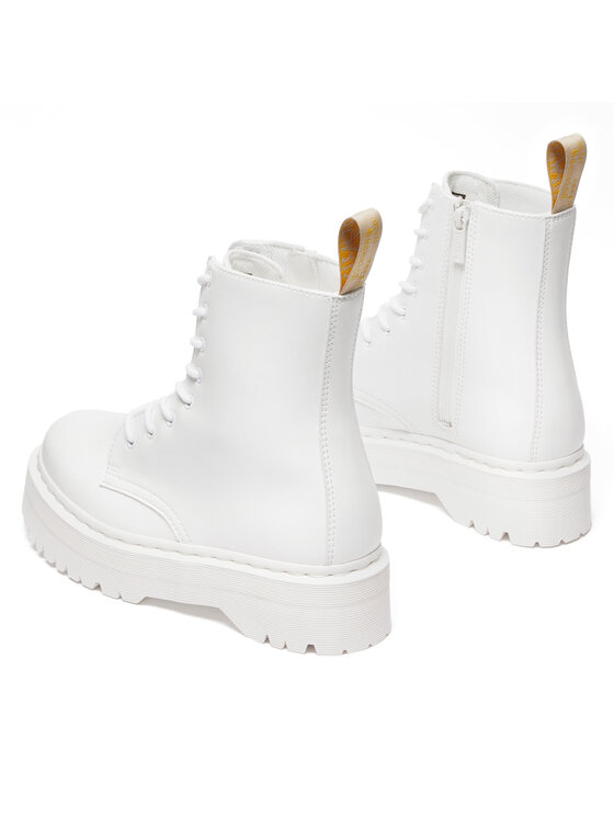 Dr. Martens Glany Dr. Martens Vegan Jadon II Mono Biały