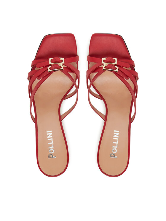 Pollini Klapki Pollini SA28217C0MTC0501 Czerwony
