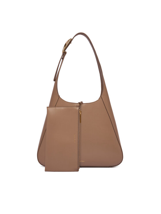 Calvin Klein Táska Calvin Klein Hardware Adj Strap Medium Bag LV04F3402G Bézs