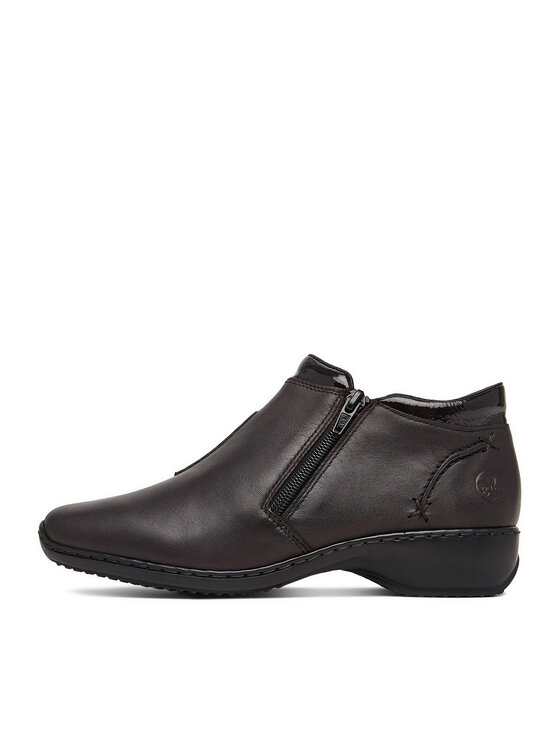 Rieker Botki Rieker CEO-L3882-25 Brązowy ciemny