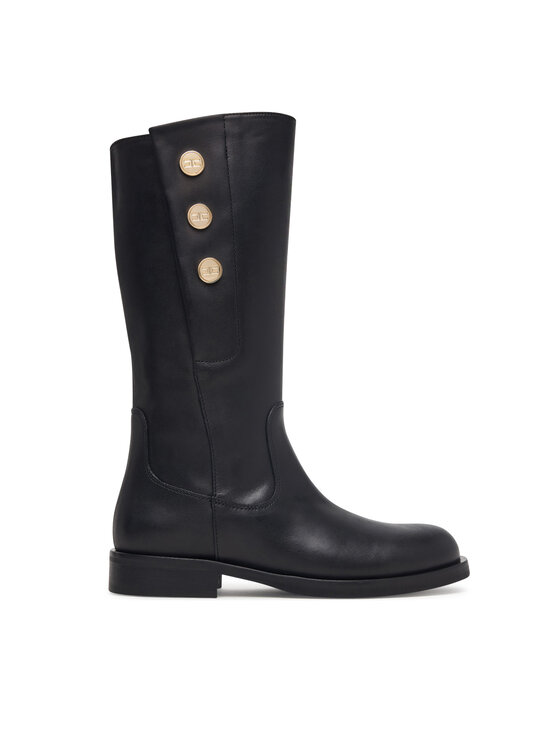 Elisabetta Franchi Μπότες Ιππασίας Elisabetta Franchi F4A6-E0744-1251 Μαύρο