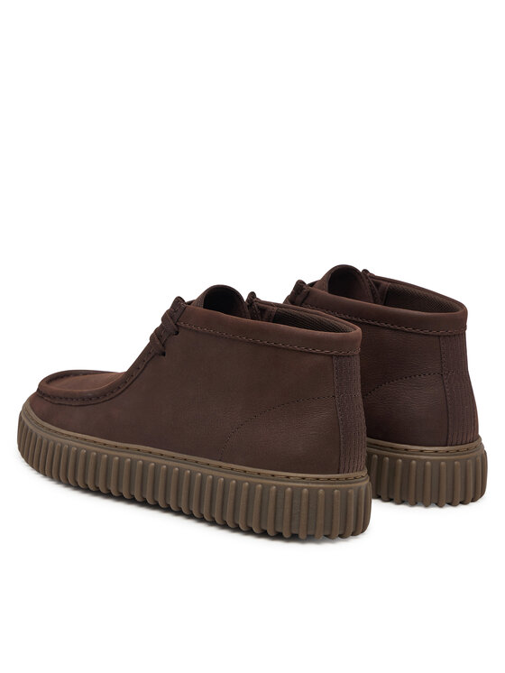 Clarks Туфлі Clarks Torhill Hi 26327242 Коричневий