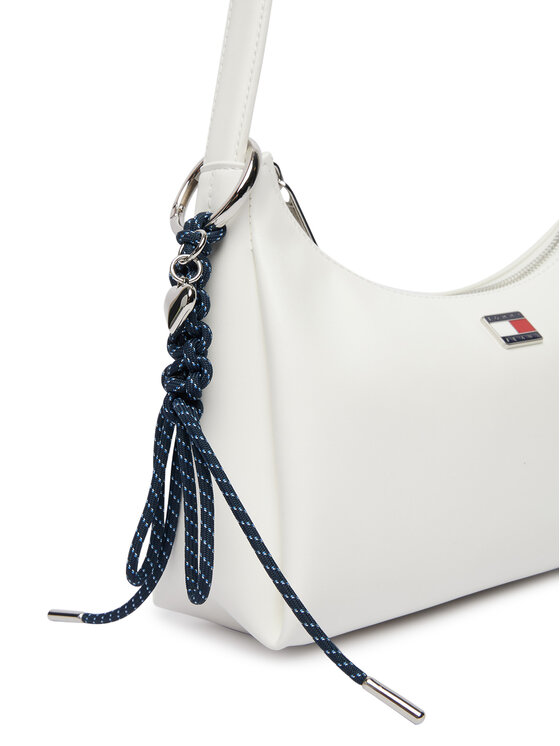 Tommy Jeans Дамска чанта Tommy Jeans Tjw City Charm Shoulder Bag AW0AW18458 Бял