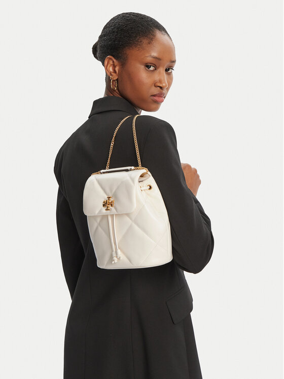 Tory Burch Ruksak Tory Burch Kira Diamond 170485 Biela