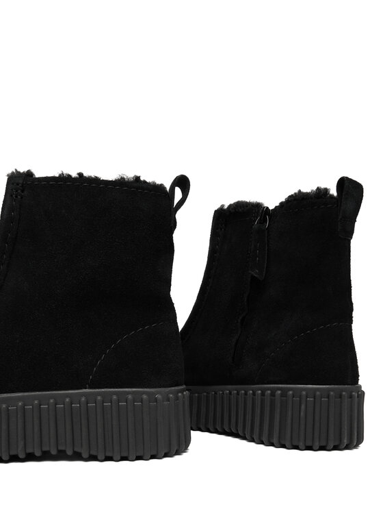 Clarks Botine Clarks Torhill Cozy 26182910 Negru