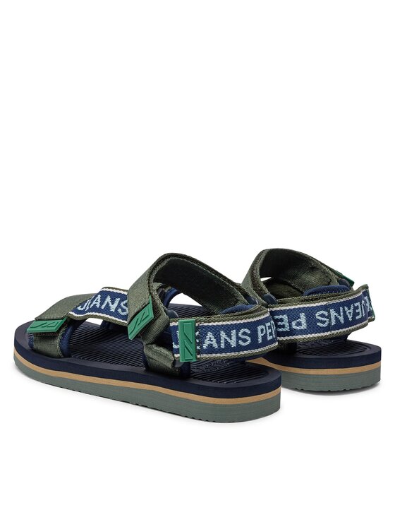 Pepe Jeans Босоніжки Pepe Jeans Pool One B PBS70063 Хакі