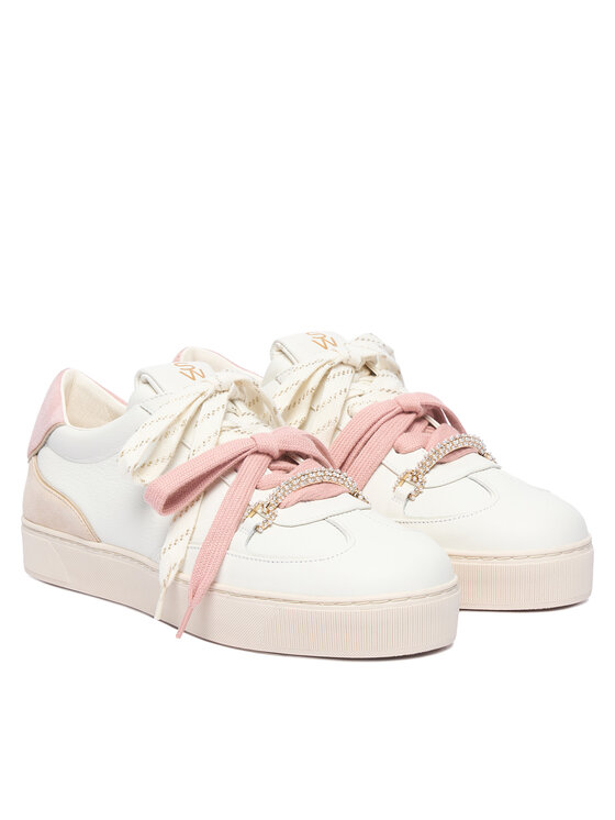 Stuart Weitzman Снікерcи Stuart Weitzman Colton SN031 Кремовий