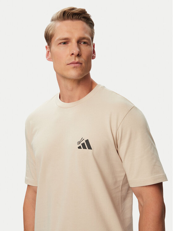 adidas adidas Camiseta Sushi Graphic KT9708 Beige claro Regular Fit