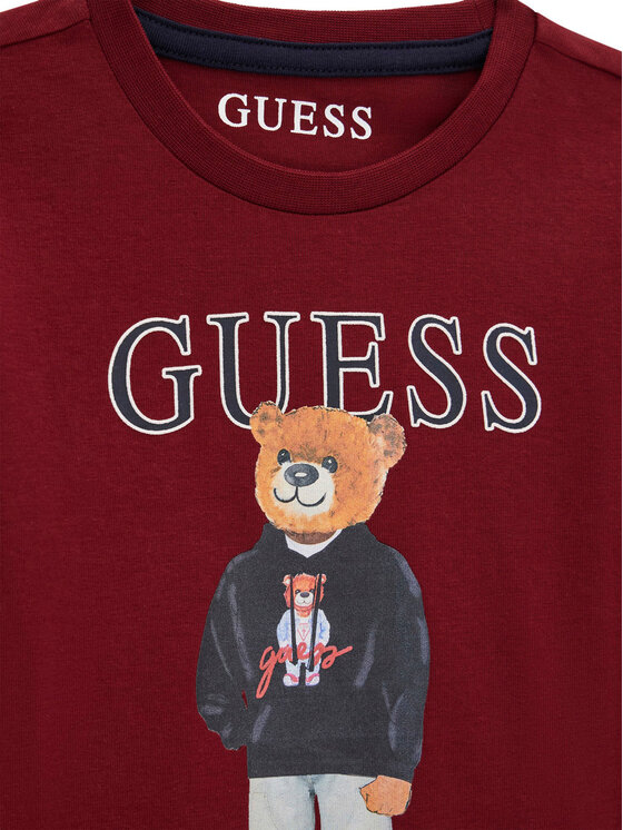 Guess Guess Blusa N6YI06 K3794 Guinda/burdeos Regular Fit