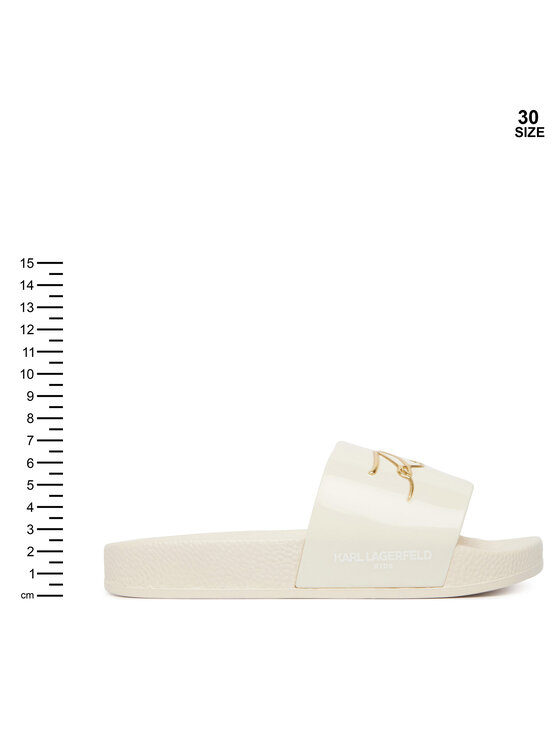 KARL LAGERFELD Papucs KARL LAGERFELD Z31174 M Fehér
